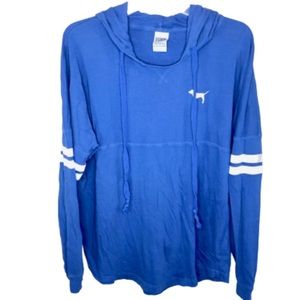 Pink Victoria Secret blue hoodie so comfortable!!